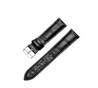 HBGRVCKS Cinturino in pelle 12-22mm Cinturino in pelle universale for uomo e donna Accessori for orologi(Black,21mm)