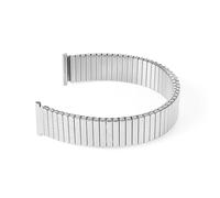 HBGRVCKS Cinturino per orologio Cinturino elastico in acciaio inossidabile da 18 mm e 20 mm, cinturino da polso in metallo con espansione in argento e oro