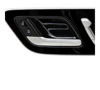 HBGURM Accessori interni ABS Maniglia interna della portiera Decorazione della copertura Trim per Mercedes per Benz C E S GLC Classe W206 W223 X254 W214 EQE EQS (Black,For S class W223)