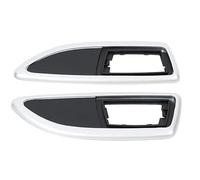 HBGURM Cornice Luce Degli Indicatori Direzione Laterali 13250944 Cornice Copertura Luce Indicatore Laterale Ripetitore Per VAUXHALL Per INSIGNIA A MK1 Freccia Laterale(Argento)