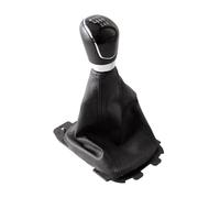 HBGURM Pomello Leva Cambio Con Cuffia In Similpelle Nera Pomello Del Cambio Manuale Per Ford Per Ecosport 2013-2018(6 Speed Black)