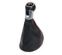 HBGURM Pomello Leva Cambio Con Manuale A 5/6 Marce Pomello Del Cambio In Similpelle Per VW Per Golf 3 Per Jetta MK3 Per Polo(C-5 Speed)