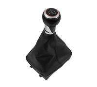 HBGURM Pomello Leva Cambio Cuffia Leva Cambio In Similpelle Per VW Per Polo 9N 9N2 GTI 2002-2009(5 Speed B0271)