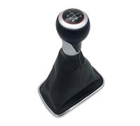 HBGURM Pomello Leva Cambio Cuffia Pomello Cambio Copri Custodia Collare Leva Per VW Per Golf 4 IV MK4 GTI R32 Per Bora Per Jetta 1999-2004(6 Speed B)