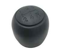 HBGURM Pomello Leva Cambio Per FIAT Per PANDA 500 500C 2004-2013 Copri-cuffia Leva Cambio Con Testa A Penna(Black Gar Knob)
