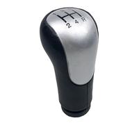 HBGURM Pomello Leva Cambio Per Ford Per Fiesta MK6 Per Fusion Per Transit Per Connect 2002-2008 Copri Cuffia Pomello Cambio(5 Speed Silver)