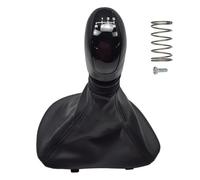 HBGURM Pomello Leva Cambio Per Mercedes Per Benz W639 Per VITO 2003-2010 In Pelle Con Cuffia Copri-cuffia Pomello Del Cambio Manuale A 6 Marce(6 Speed-Black Set)