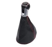 HBGURM Pomello Leva Cambio Per VW Per Golf 3 Per Jetta MK3 Per Polo Con Manuale A 5/6 Marce Pomello Del Cambio In Similpelle(C-6 Speed)