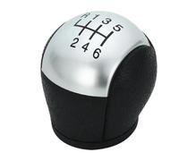 HBGURM Pomello Leva Cambio Pomello Del Cambio Manuale A 5/6 Marce Per Ford Per Transit Van MK7 2006-2013 Accessori Per Auto(Silver 6 speed)