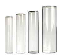 HBHYU 4 pezzi/5 pezzi plug anale cavo in vetro tunnel anale speculum della vagina grande plug anale trasparente aperto plug anale ano dilatatore di espansione SM giocattolo del sesso for donne uomini(