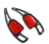 HBIS Auto Palette Cambio Compatibile con per A3 A4 A5 S3 S4 S5 SQ5 SQ7 Q2 Q3 Q5 Q7 TT TTS 2015-2021 1 Paio di Prolunghe per Leve del Cambio al Volante Dell'auto(color1)