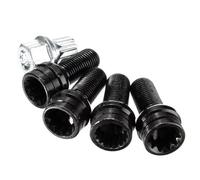 HBIS Compatibile con A3 per A4 per A5 M14x1.5 5 Pezzi Set di Bulloni Dadi di Bloccaggio Ruota (4 + 1) Chiave per Dadi per Pneumatici per Auto OEM: 8D0601139F Colonnette Bulloni Cerchio