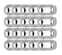 HBIS Compatibile con Ford per Edge 2006 2007 2008 2009 2010 2011 2012 2013 2014 20X Dadi per Ruote in Acciaio per Auto 1/2 "-20 Bulloni Conici da 60 Gradi Parti da 32 Mm Colonnette Bulloni Cerchio