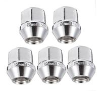 HBIS Compatibile con Ford per Puma 1997 1998 1999 2000 2001 2002 5 Pezzi M12x1.5 19mm Dado in Lega Ruota Aperta Dado di Bloccaggio Ruota Dado Ruota Colonnette Bulloni Cerchio