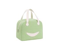 HBJDDMP Borse Termiche Borsa Termica per Il Pranzo con Motivo A Sorriso, Impermeabile E Leggera, Ideale da Portare in Ufficio Tutti I Giorni.