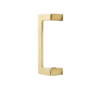 HBJzxlOK Maniglia per mobili antica quadrata in lega di zinco, pomelli per ante di armadietti per vino, coppia di tiranti neri per cucina(1PCS Gold 96mm)