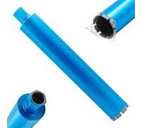HBKEEN Fresa diamantata saldata al laser, per corona a corona, 1¼", corona a umido, DM 82 mm, lunghezza 400 mm