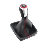HBKYGH Auto Manuale Per Pomello Della Leva Del Cambio Copri Pomello Del Cambio A 5 E 6 Marce Per Golf 6 Golf 5 A5 MK5 GTI GTD R32 2004-2008