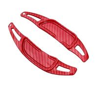 HBKYGH Palette Del Cambio Auto Estensione Del Cambio Al Volante Dell'auto Per Mercedes-Benz Per AMG A35 A45 C63 E63 S63 G63 C43 CLA GLA GLC GLS GLE 2016-2019(Carbon Fiber Red)