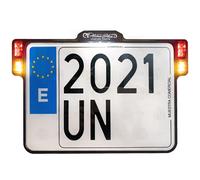HBKZ2.0-MB-3TS-E LIC.PLT.3IN1 W/TL BK SPAIN PORTATARGA 3 IN 1 PER PAESI UE