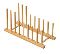 HBlife Scolapiatti in bambù per piatti, ciotole, tazze, coperchi, tagliere, scolapiatti, organizer per mobili da cucina