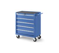 HBM carrello porta attrezzi 5 cassetti, 62 cm, blu