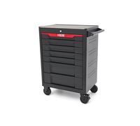 HBM carrello porta attrezzi 7 cassetti, 68 cm, nero