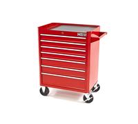 HBM carrello porta attrezzi con 7 cassetti, 66 cm, rosso