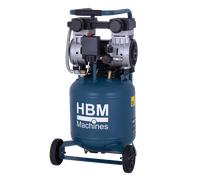 HBM Compressore verticale silenzioso da 24 litri