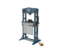HBM Pressa professionale per telai da 50 tonnellate, pressa da officina, con cremagliera di sicurezza