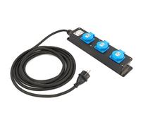 HBM Professionale IP44 Presa Multipla Con Cavo Da 5 Metri 3 x 1,5 mm