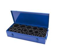 HBM Set di bussole a percussione, dodici lati, 1 pollice, 17 - 75 mm, 25 pezzi