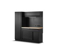 HBM sistema modulare per officina 6 pezzi, nero