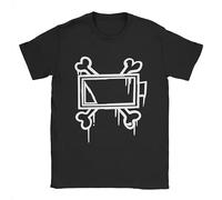 HBNfrd888 Uzi Doorman Bone Batttery T-Shirts Black S