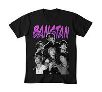 HBNxdrf689 “Bangtan” BTS K-Pop Men T Shirt Black S