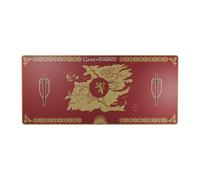 HBO Game of Thrones - Lannister Edition XXL Mouse Pad, 90×40 cm, Red, Micro-Textured Surface, Non-Slip Latex Base, Washable, Soft Neoprene