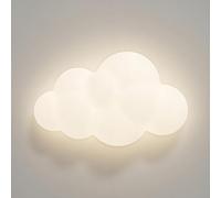 HBOMLRKWU Lampada da Parete for Cameretta dei Bambini, Comodino in Acrilico for, Moderna A LED con Dimmer A 3 Colori, Soffitto/Parete for Interni for Corridoio della delle Bambine(B)