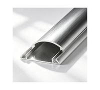 HBOOMOEM Canaletta per Cavi Elettrici, Passacavi Calpestabile, Design Semicircolare, Ideale per Il Cablaggio Dietro Tv a Parete, Lungo I Pavimenti e Sotto Le Scrivanie.(No. 4,3M)