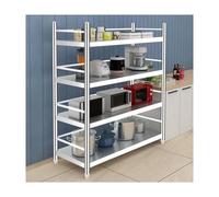 HBOOMOEM Mobiletto Cucina Microonde，Scaffale Da Cucina Salvaspazio，Scaffale Per Cucina，Spazio Di Archiviazione Multistrato, Adatto Per L'Uso In Cucina E Sul Tavolo Da Pranzo.(80 * 40 * 135CM)