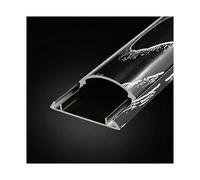 HBOOMOEM Passacavi Pavimento, Copricavo Pavimento, Offre una semplice organizzazione e occultamento dei cavi, adatto sia agli ambienti domestici che a quelli d'ufficio.(Black Wood Grain,No. 5-3m)