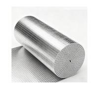 HBOOMOEM Pellicola Isolante In Cotone Perlato，Doppia Pellicola Isolante In Alluminio，Può Essere Tagliato Su Misura Per Soffitte, Pareti, Tetti E Altro Ancora.(400CM/157.5IN,2.5CM/0.98IN)