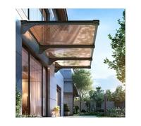 HBOOMOEM Pensilina Da Esterno，Tettoia Per Esterno Moderna，Pensilina Per Portoncino D'Ingresso，Facile Da Installare, Adatto A Cortili, Portici, Patii, Tetti E Giardini.(40 * 80cm/15.7 * 31.5in)