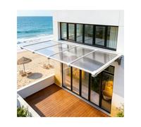 HBOOMOEM Pensilina da Esterno，Tettoia per Esterno Moderna，Progettato specificamente per la protezione degli spazi esterni, adatto a cortili, patii, tetti e giardini.(100 * 210cm/39.4 * 83in)