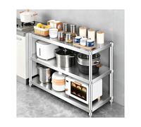 HBOOMOEM Scaffale Da Cucina Salvaspazio，Ripiano Salvaspazio Cucina，Contenitore multistrato, facile da installare, adatto a ristoranti, negozi, magazzini, case e garage.(70cm,25 * 45CM)