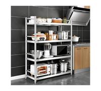 HBOOMOEM Scaffale Da Cucina Salvaspazio，Ripiano Salvaspazio Cucina，Facile da spostare, contenitore multistrato, adatto a vari scenari, come ristoranti e cucine.(80 * 45 * 150CM)