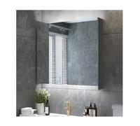 HBOOMOEM Specchio Bagno Contenitore，Pensile Con Specchiera Salvaspazio ，Il Sistema Di Stoccaggio Multistrato Consente Di Risparmiare Spazio E Facilita Lo Stoccaggio.(118*70*14CM/46.5*27.6*5.5in)