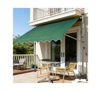 HBOOMOEM Tenda Per Terrazzo Esterno，Tenda Da Sole Per Balconi Senza Foratura，Dotato Di Manovella E Altezza Regolabile, è Adatto A Balconi, Giardini E Terrazze.(Green,400CM/157.5in)