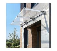 HBOOMOEM Tettoia per Esterno Moderna，Parapioggia Tettoia Tenda da Veranda，Offre una protezione completa, adatta a ingressi principali, finestre, portici e balconi.(120 * 440cm/47.2 * 173.2in)