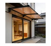 HBOOMOEM Tettoia per Esterno Moderna，Pensilina Tettoia per Porta Anteriore，Resistente alle intemperie e ai raggi UV, adatto a cortili, portici, tetti e giardini.(120 * 250cm/47.2 * 98.4in)