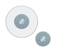 HBOOMOEM Vassoio Da Portata Rotondo Lazy Susan，Piatto Girevole In Vetro Temperato Lazy Susan，Adatto Per Matrimoni, Banchetti, Riunioni Di Famiglia, Cucine, Ecc.(D,60cm/23.6in)